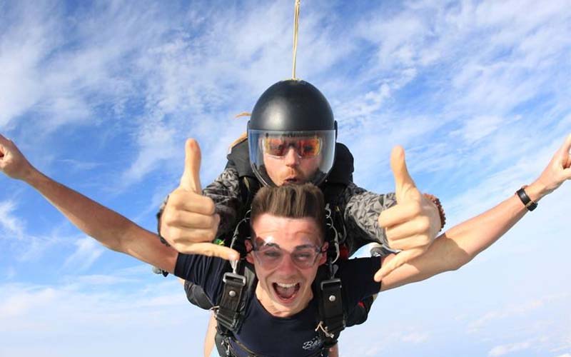 прыжки с парашютом 