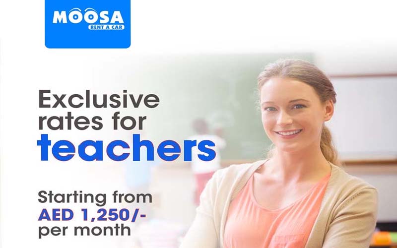 teacher car rental dubai