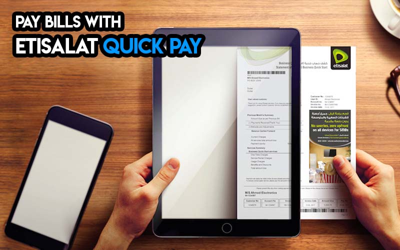 Pay Bills with Etisalat Quick Pay