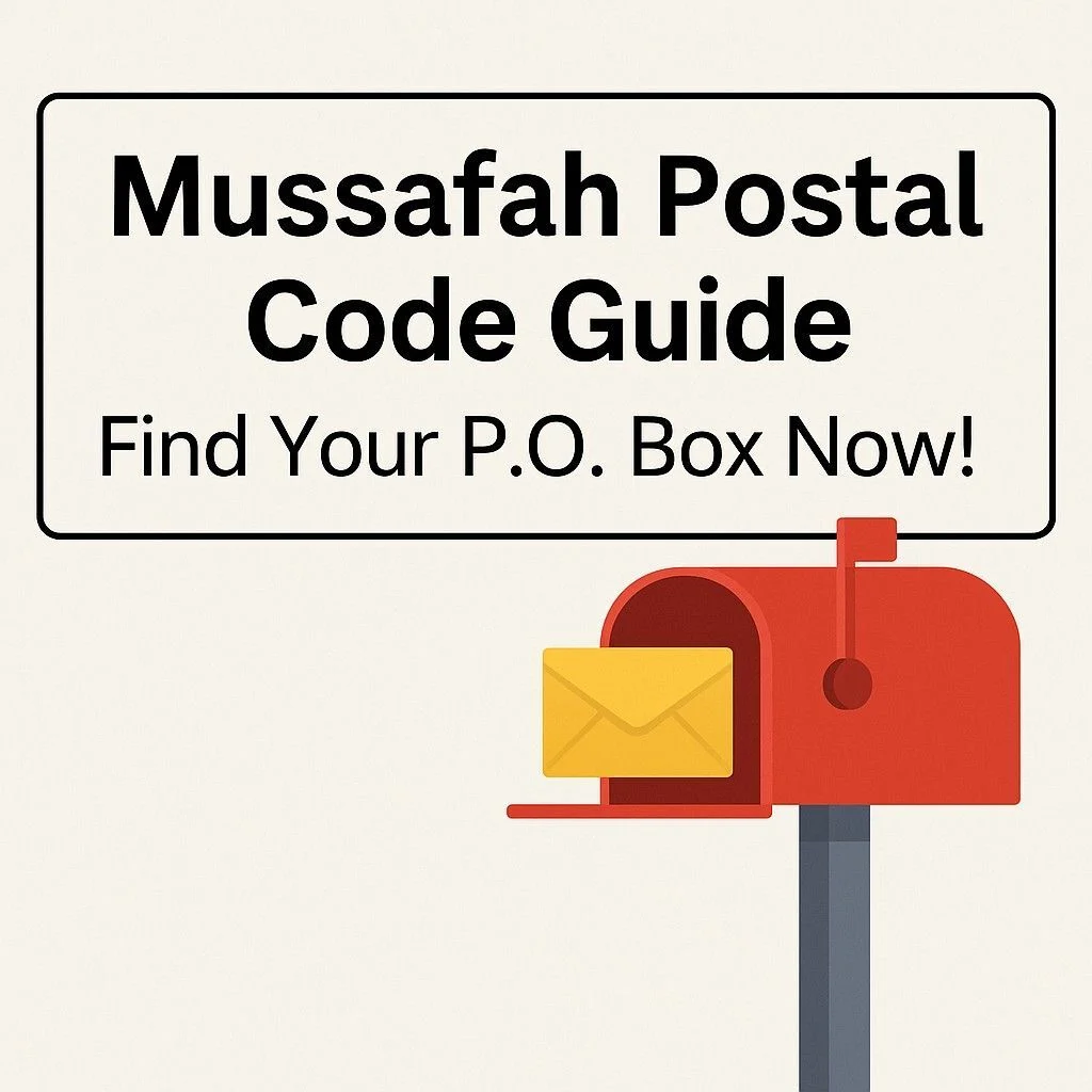 Mussafah Postal Code UAE: Areas, P.O. Box & Address Information