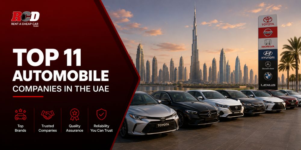 Top 11 Automobile Companies in the UAE