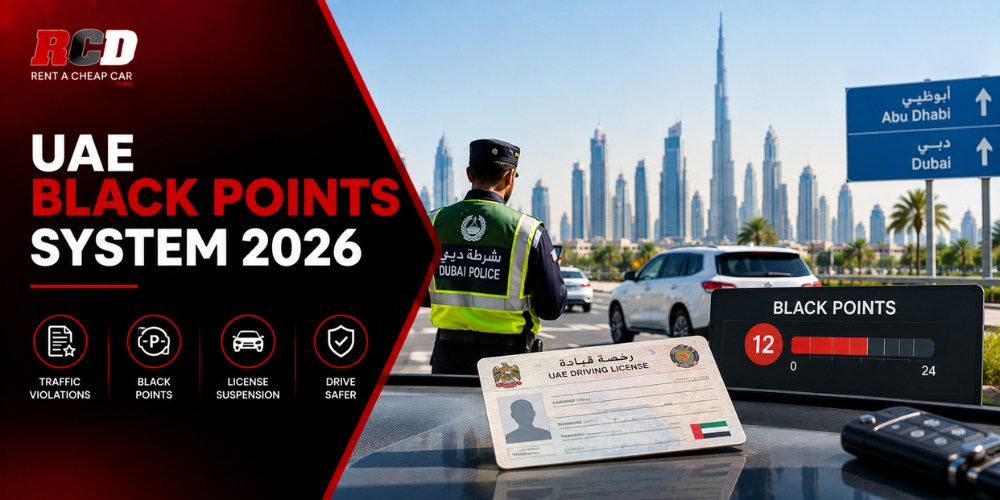 UAE Black Points System Explained for Rental Car Drivers