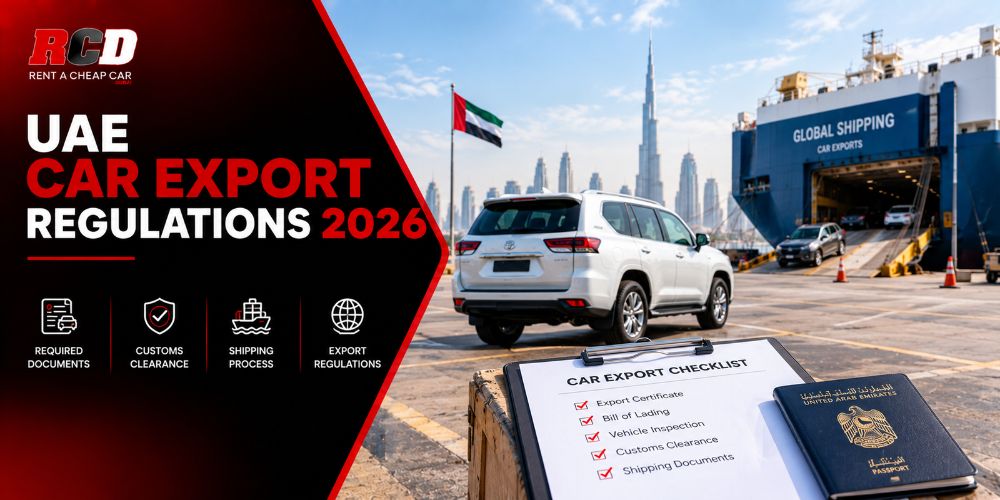 UAE Car Export Regulations 2026: Vehicle Age Limit, Emission Standards, Left-Hand Drive Rules & Export Process