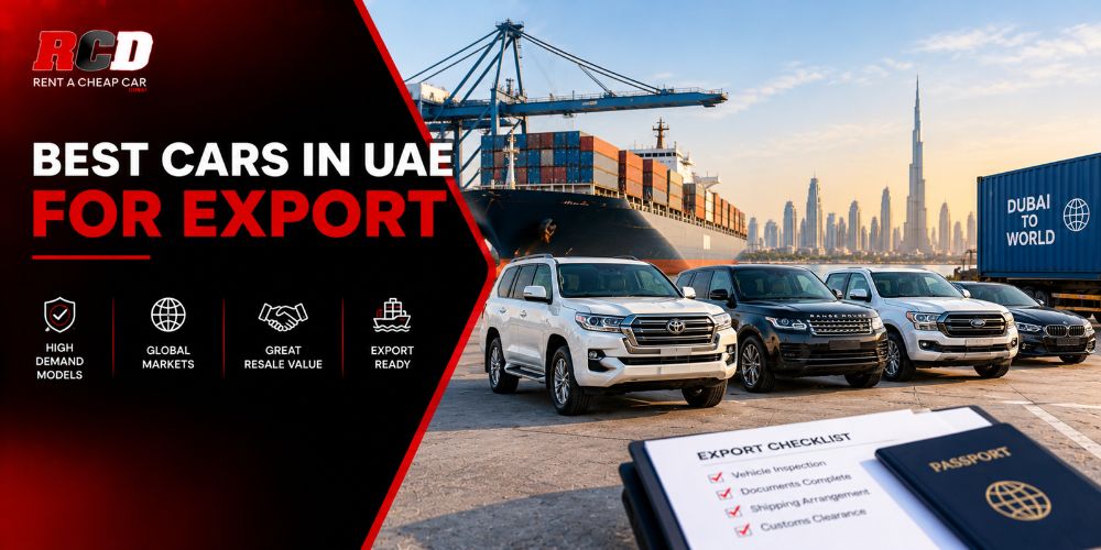 Best Cars in UAE for Exporting to Other Countries!
