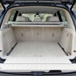 Silver BMW X5 2018 Rear interior view