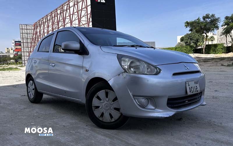 Mitsubishi Mirage Car rental Dubai