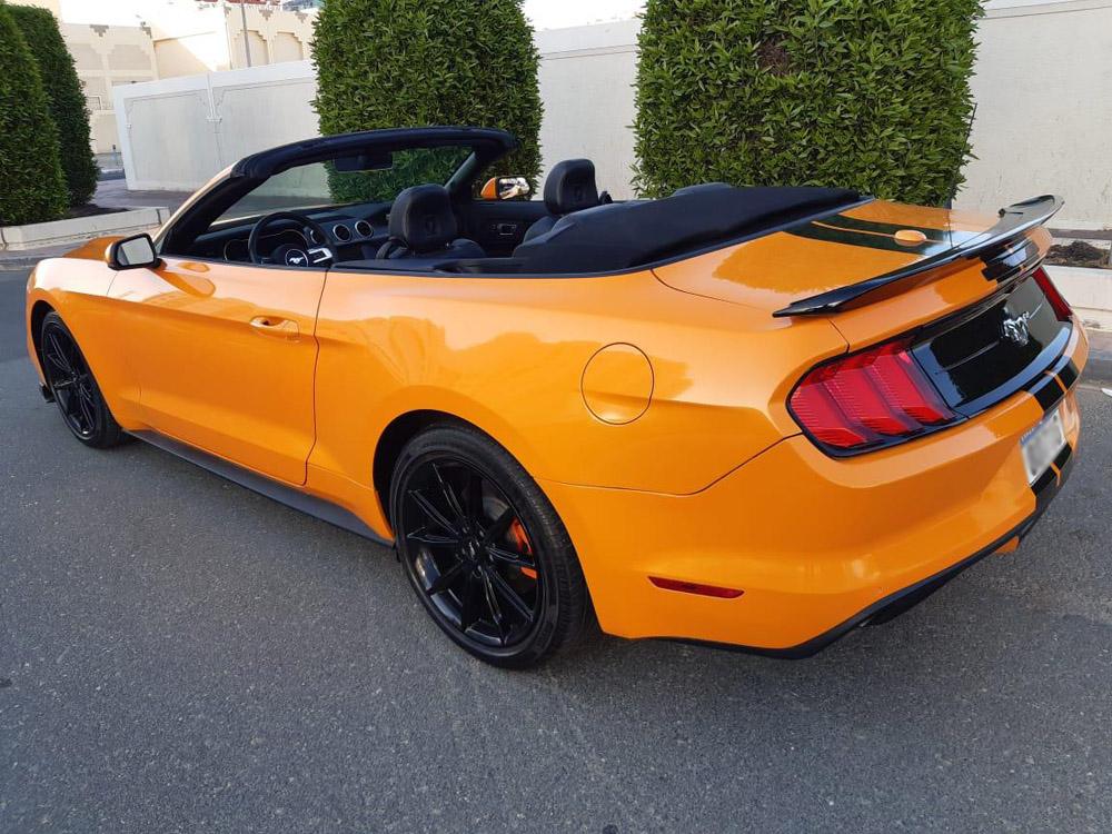 Rent ford Mustang 2022 Convertible in Dubai