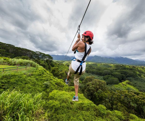 Ziplining