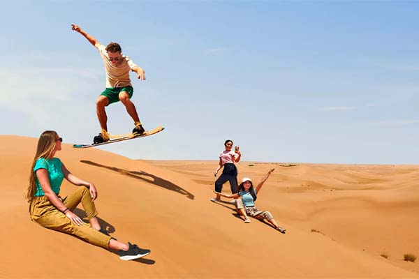 Dubai Desert Sandboarding