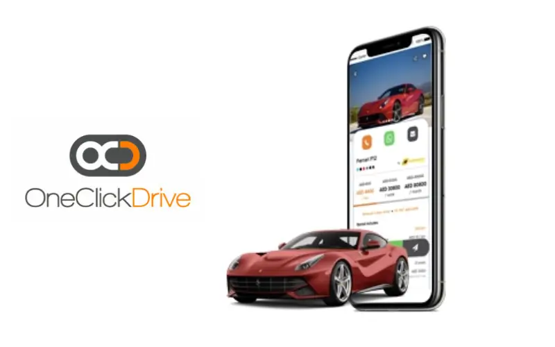 OneClickDrive Best Car Rental Apps in UAE