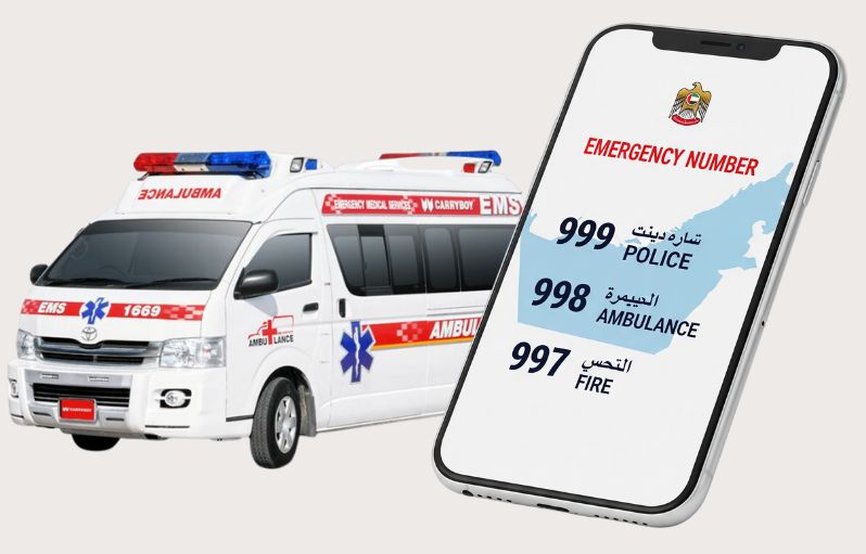 999 emergency number uae