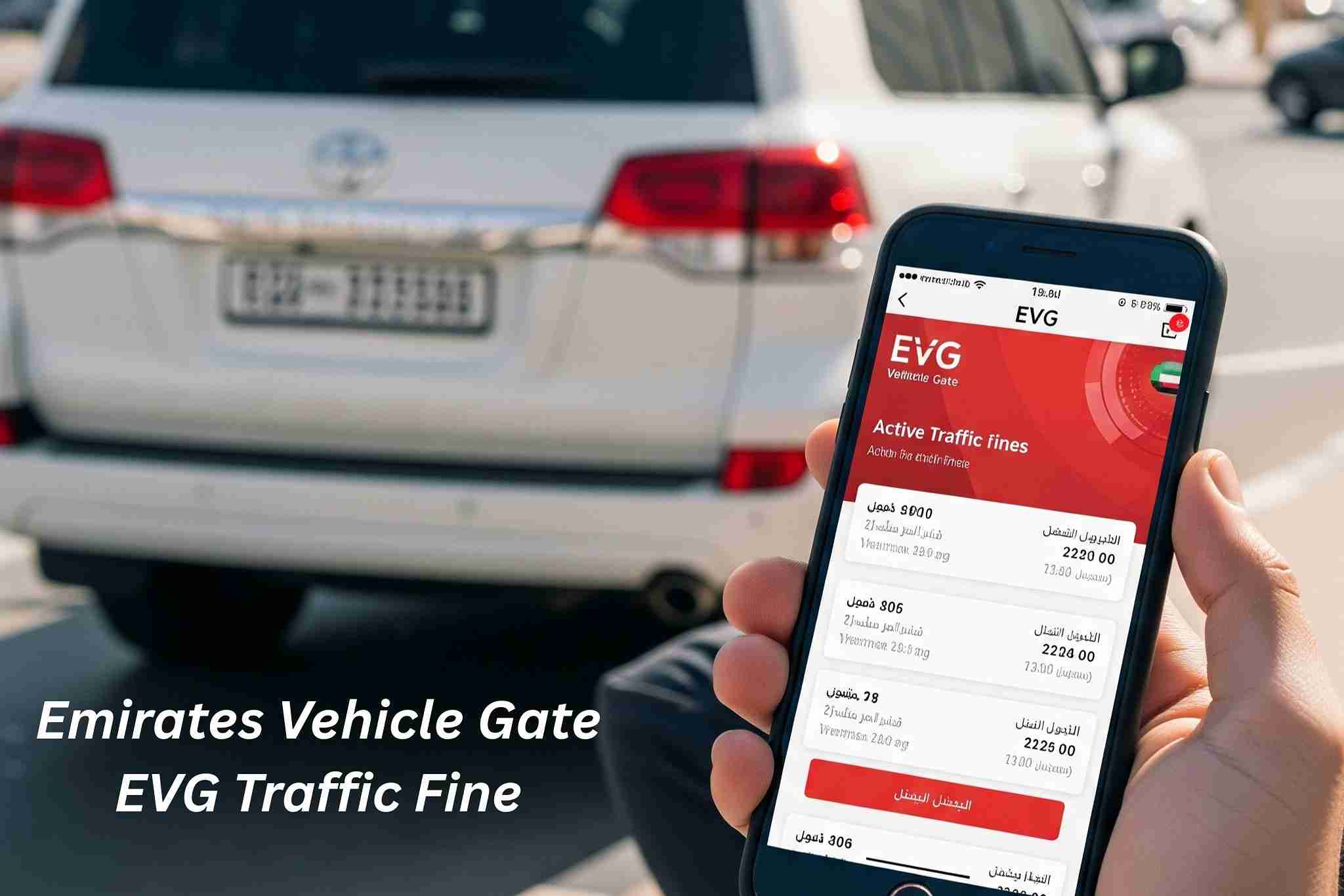 Emirates Vehicle Gate - EVG Traffic Fine