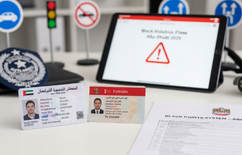 Black Points Abu Dhabi System 2025 – Rules, Fines & Removal