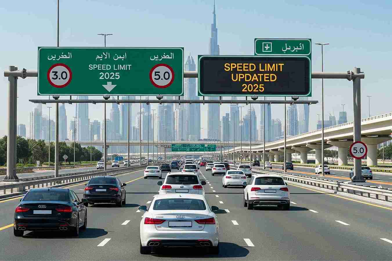 UAE Speed Limit Changes 2025
