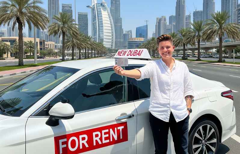 Can I Rent a Car with New License in Dubai