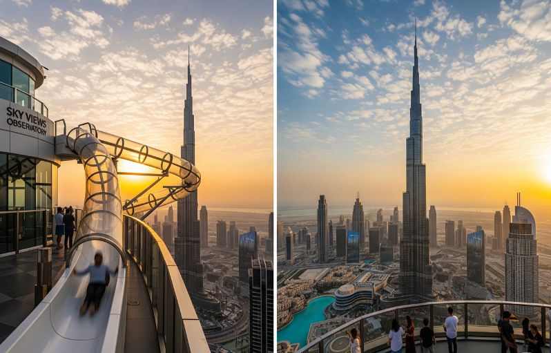 Sky Views Observatory vs Burj Khalifa Which One Should You Visit