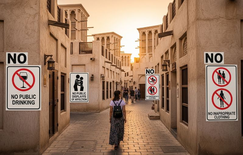 What is Illegal in Dubai for Tourists