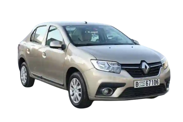 Renault Symbol 2022 rental in Dubai, providing a comfortable and budget-friendly option for travelers and residents in the UAE.