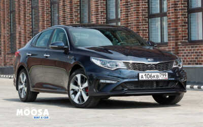 Rent a 2020 Kia Pegas in Dubai: A compact and economical sedan perfect for city driving, offering comfort and efficiency for both tourists and locals.