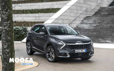 Rent a 2019 Kia Sportage in Dubai: A modern and versatile SUV for hire, perfect for navigating the city and enjoying comfortable drives.